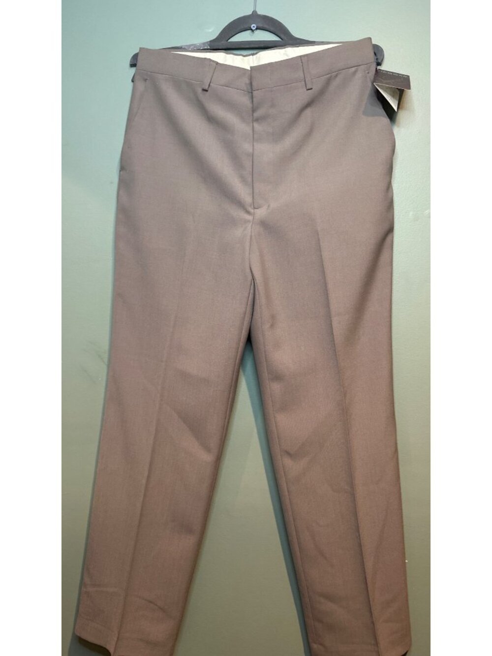 NWT Haggar Imperial Mens Pants 34x30 USA Wool Blend Old Money Preppy Y2k VTG
